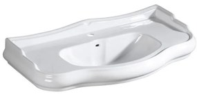 Lavabo bianco in ceramica 100x54,5 cm Retro – Sapho