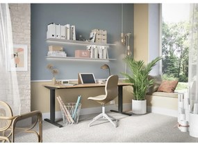 Tavolo da lavoro ad altezza regolabile elettricamente con piano in rovere 80x180 cm Lissabon - Germania