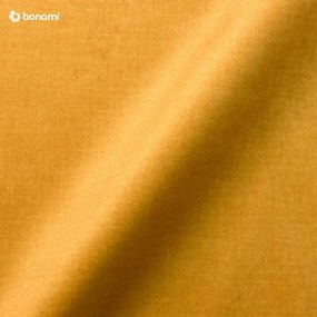 Pouf in velluto giallo Vesta - Windsor &amp; Co Sofas