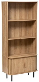 Libreria Colva 3 ripiani L 80 x P 40 x H 179.5 cm beige in MDF, portata per ripiano 20 kg