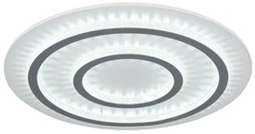 Globo 48042-60W - JAYDEN Lampada da soffitto LED dimmerabile 60W/230V, Ø55 cm, Bianca + Telecomando