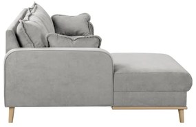 Divano angolare grigio chiaro (angolo sinistro) Beata - Ropez