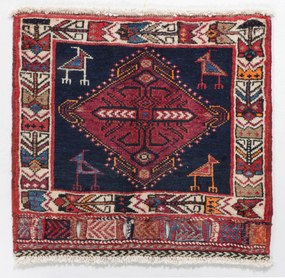 Afshar Tappeto 40x50 (Iran) Annodato A Mano