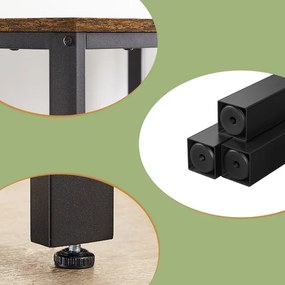 Scrivania SOLEA marrone/nera