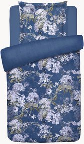 Set lenzuola in raso di cotone Hortensia, varie misure
