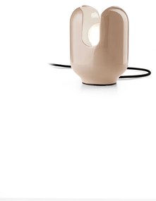 Lumetto Vintage Decò Batucada Ceramica Grigio Sabbia 1 Luce E27