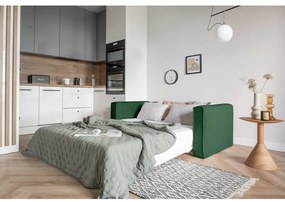 Divano letto verde scuro 168 cm Lucky Lucy - Miuform