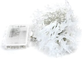 Aigostar - Catena luminosa natalizia da esterno LED RGBY 100 LED, 8 funzioni, 3x AA, 10 m, IP44, a forma di stelle