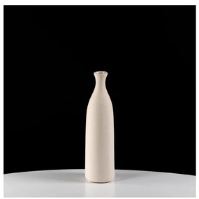 Vaso in ceramica bianco, 25 cm
