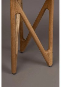 Tavolino rotondo con piano in vetro ø 40 cm Naia – Dutchbone