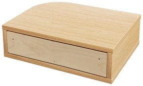 Comodino colore naturale con effetto rovere Farsta – Woodman