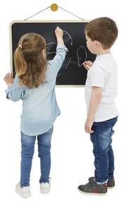 Lavagna a due lati in legno da parete