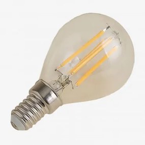 Lampadina a filamento LED E14 G45 6W Bianco Caldo 2800K - Sklum