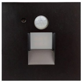 Arcchio - Neru Square LED Applique da Incasso a Parete w/Sensor Black Arcchio