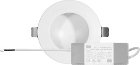 Faro LED da incasso Rotondo Luce INDIRETTA 8W Foro Ø92mm Colore Bianco Naturale 4.000K
