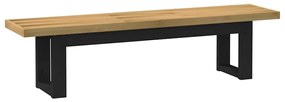 Panca Pranzo Noaın Gambe A Forma U 180x40x45 Cm Legno Massello /