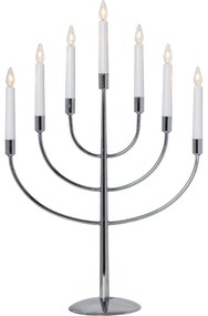 Decorazione natalizia luminosa argentata con alimentazione a corrente Titus – Star Trading