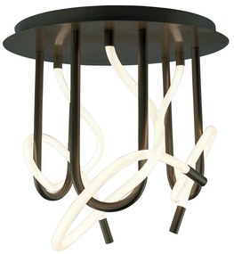 Zuma Line 2023573-BK - Lampadario a plafone LED BALBO LED/45W/230V 3000/4000/6000K