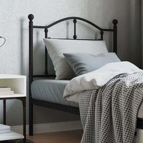 Testiera İn Metallo Nero 80 Cm /