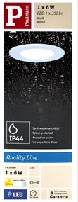 Paulmann 92061 - LED/6W IP44 Lampada da incasso per bagno QUALITY LINE 230V