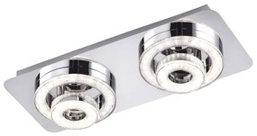 Leuchten Direkt 14521-17 - Plafoniera LED TIM 2xLED/2,8W/230V + 2xLED/3,1W