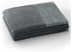 Asciugamano in spugna di cotone grigio scuro 50x90 cm Aria - AmeliaHome