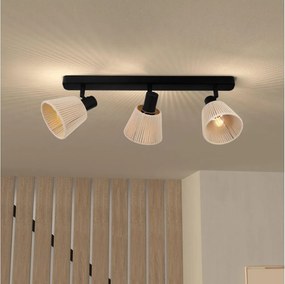 Eglo 44141 - Faretto SEAGARD 3xE14/40W/230V beige/nero