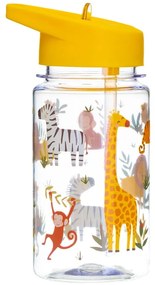 Borraccia per bambini con cannuccia Drink Up Safari, 400 ml Savannah Safari - Sass &amp; Belle