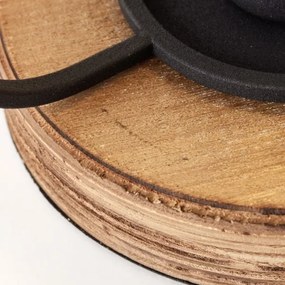 Brilliant - Lampada da tavolo TOSH 1xE27/40W/230V in pioppo