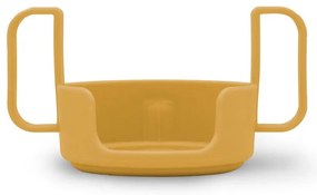Manico giallo senape per tazza per bambini - Design Letters