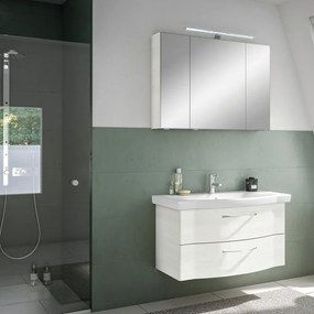 Mobile da bagno sospeso sotto lavabo L 90 x H 49 x P 48 cm bianco, 2 cassetti PELIPAL Solitaire