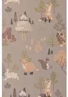 Majvillan Carta da parati Deep Forest - Mystic Grey