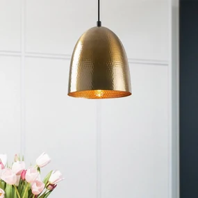 Opviq Lampada a sospensione Tattoo 2372, oro antico, metallo, Ø 20 cm