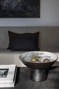 Ciotola nera/avorio in gres ø 31,5 cm By Hand – Mette Ditmer Denmark