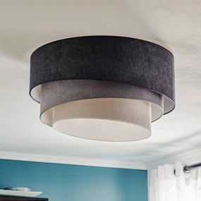Duolla Plafoniera Pastell Trio Ø 60 cm in 3 tonalità di grigio