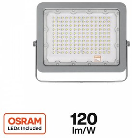 Proiettore LED 100W IP65, 120lm/W - LED OSRAM Colore Bianco Freddo 5.700K