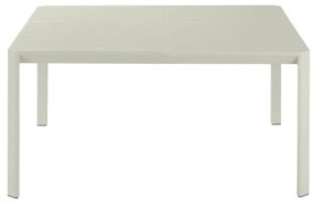 Tavolo allungabile da esterno rettangolare in alluminio beige 8 posti L da 97 a 149x97cm, Idaho NATERIAL