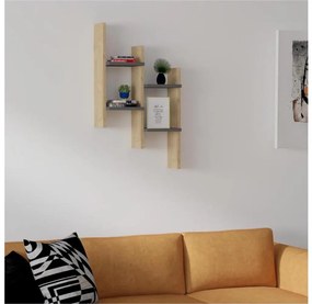 Mensola da parete SU 85x49 cm beige/antracite