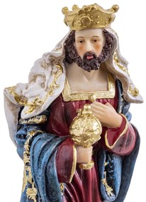 Decorazione Natalizia Multicolore Poliresina Natività/Presepe 31,5 cm (9 Pezzi)