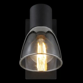 Globo 54307-1 - Faretto da parete CLAUDE 1xE14/40W/230V nero