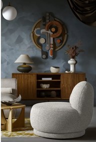 Poltrona grigio chiaro Ovo – Miuform