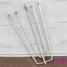 vidaXL Tende Oscuranti con Ganci Effetto Lino 2 pz Talpa 140x245 cm
