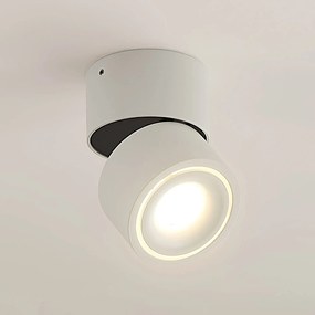 Arcchio Faretto da soffitto LED Rotari, bianco, 1 pz., 710lm Rotari Arcchio, dimmerabile, Bianco / Opale, Corridoio, Alluminio, Moderno