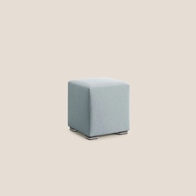 Cube pouf in tessuto morbido smacchiabile T05