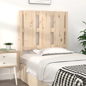 Testiera Per Letto 80,5x4x100 Cm İn Legno Massello Di Pino /