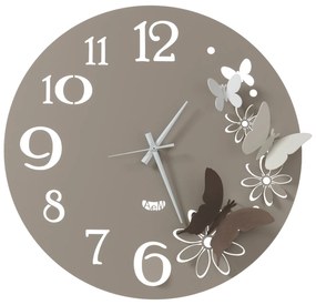 Arti & Mestieri Orologio da parete fiori e farfalle d 45