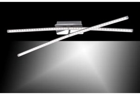 Leuchten Direkt 11272-55 - Lampadario LED da superficie SIMON 2xLED/8W/230V cromo opaco