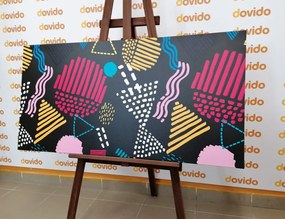 Quadro su tela – Motivo Memphis moderno