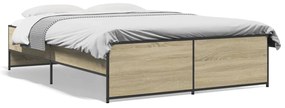 Giroletto Rovere Sonoma 120x200 Cm İn Legno Multistrato Metallo /