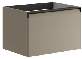 Mobile da bagno sotto lavabo Fusion marrone opaco L 59.5 x H 40 x P 45.5 cm 1 cassetto, lavabo non incluso